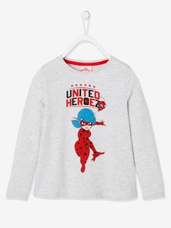 Menina 2-14 anos-T-shirts-T-shirts-Camisola Miraculous®: As Aventuras de Ladybug, de mangas compridas, para criança