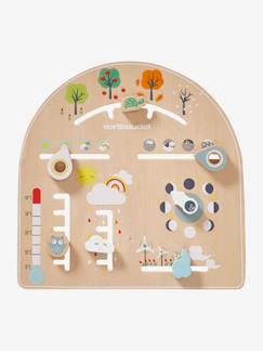 Brinquedos-Jogos educativos- Ler, escrever, contar e ver as horas-Quadro com as condições meteorológicas, em madeira FSC®
