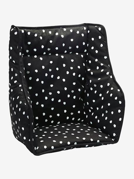 Almofada para cadeira alta VERTBAUDET Preto estampado 