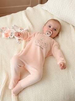 Pijama em veludo, para bebé