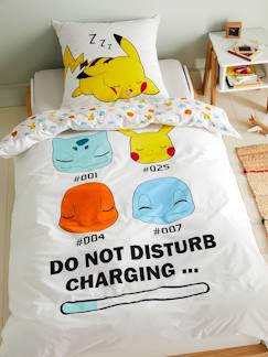 Têxtil-lar e Decoração-Roupa de cama criança-Conjunto capa de edredon + fronha de almofada Pokémon®, para criança