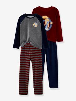 Menino 2-14 anos-Pijamas-Lote de 2 pijamas, dragão