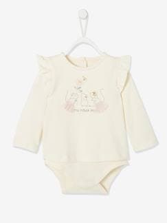Bebé 0-36 meses-T-shirts-Bodies t-shirt, Bodies Camisola-Camisola-body ratinhos, de mangas compridas, para bebé