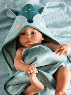 Bebé 0-36 meses-Capas, roupões de banho-Capa de banho + luva, Corça