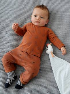 Bebé 0-36 meses-Calças, jeans-Calças em moletão, para recém-nascido