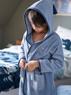 Têxtil-lar e Decoração-Roupa de banho-Roupões-Roupão de banho com capuz, personalizável, para criança