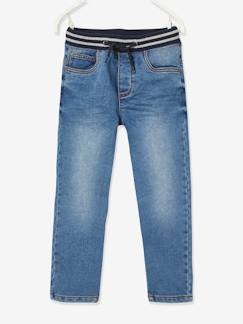Menino 2-14 anos-Jeans-Calças em moletão, efeito ganga, interior quente