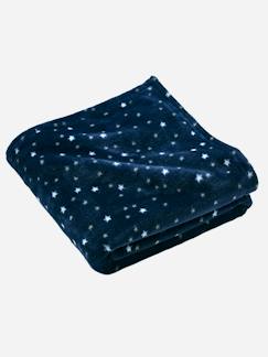 Têxtil-lar e Decoração-Roupa de cama bebé-Mantas, edredons-Manta em microfibra, estampado às estrelas, Basics
