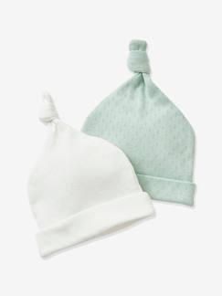 Bebé 0-36 meses-Acessórios-Chapéus-Lote de 2 gorros para bebé, Oeko Tex®
