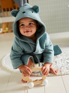 Têxtil-lar e Decoração-Roupa de banho-Roupão animal personalizável, em gaze de algodão bio*,  para bebé