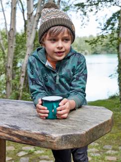 Menino 2-14 anos-Camisolas, casacos de malha, sweats-Sweatshirts-Sweat com capuz, estampado camuflagem, para menino