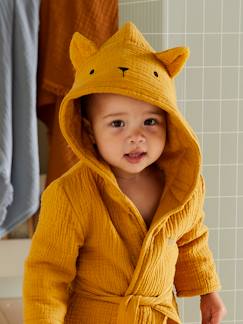 Têxtil-lar e Decoração-Roupão animal personalizável, em gaze de algodão bio*,  para bebé