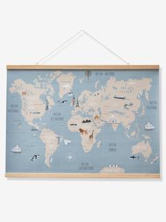 -Decoração de parede, Mapa do Mundo