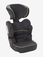 Cadeira-auto VERTBAUDET Kidsit+ grupo 1/2/3 Cinza estrelas+Verde triângulos 