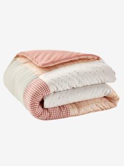 Têxtil-lar e Decoração-Roupa de cama criança-Colcha em patchwork Girly Vichy, Oeko-Tex