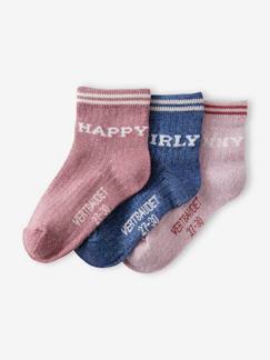 Lote de 3 pares de meias happy