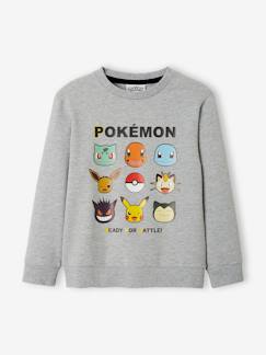 Menino 2-14 anos-Camisolas, casacos de malha, sweats-Sweatshirts-Sweat Pokémon® em moletão, para criança