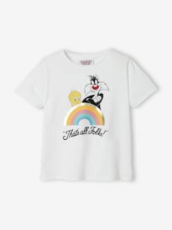 Menina 2-14 anos-T-shirts-T-shirt Looney Tunes® Tweety e Silvestre, para criança
