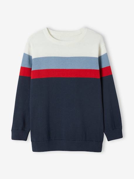 Less Liquor Made of Camisola com riscas largas, em malha fina, para menino, Oeko-Tex®-Menino 2-14 anos-Vertbaudet | vertbaudet.pt Less Liquor Made of Camisola com riscas largas, em malha fina, para menino, Oeko-Tex®-Menino 2-14 anos-Vertbaudet | vertbaudet.pt