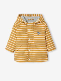 Bebé 0-36 meses-Blusões, ninhos-Blusões-Impermeável marinheiro com capuz e forro, para menino