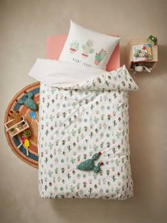 Têxtil-lar e Decoração-Roupa de cama criança-Conjunto capa de edredon + fronha de almofada para criança, Catos, Oeko-Tex®