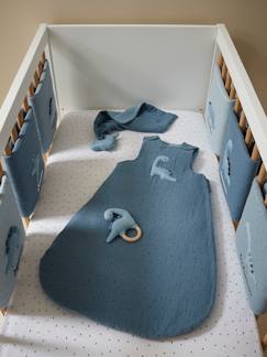Têxtil-lar e Decoração-Roupa de cama bebé-Contornos de berço-Contorno de berço antichoques, Pequeno Dinossauro, Oeko-Tex®