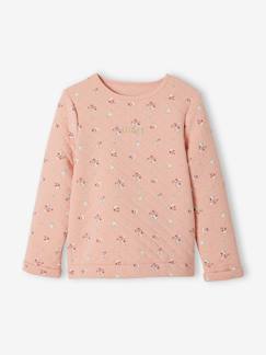 Menina 2-14 anos-Camisolas, casacos de malha, sweats-Sweatshirts -Sweat estampada, efeito ligeiramente acolchoado, para menina