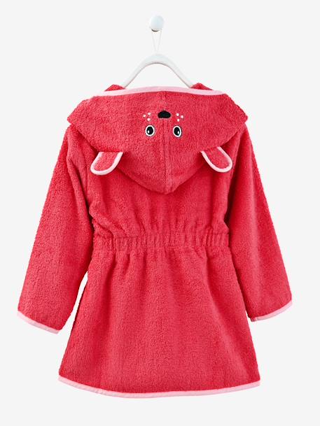 Roupão disfarce personalizável Rosa Médio Liso Com Motivo+Verde Médio Liso Com Motivo 