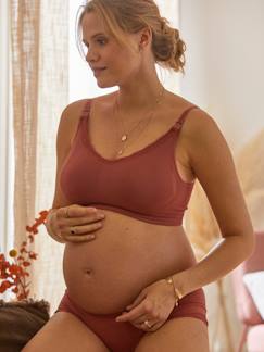 Roupa grávida-Soutien com detalhe em renda, para gravidez e amamentação