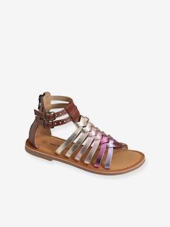 Calçado-Calçado menina (23-38)-Sandálias, chinelos-Sandálias em pele, estilo romano, para menina