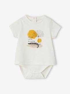 Bebé 0-36 meses-T-shirts-T-shirts-T-shirt-body "crocodilo" de mangas curtas, para bebé
