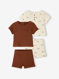 Bebé 0-36 meses-Pijamas, babygrows-Lote de 2 pijamas de 2 peças, para bebé menino, Oeko Tex®