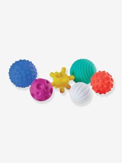 Brinquedos-6 bolas sensoriais, da INFANTINO