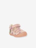 Sandálias em pele, para bebé, Sushy Originel Softers da KICKERS® ROSA CLARO ESTAMPADO 