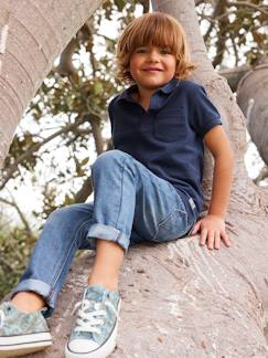 Menino 2-14 anos-Jeans direitos indestrutíveis, para menino