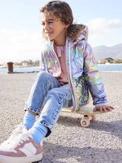 Ecorresponsáveis-Menina 2-14 anos-Blusão leve com efeito brilhante, para menina