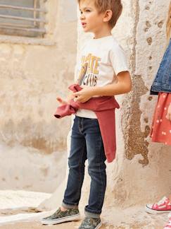Menino 2-14 anos-Jeans-Ganga slim para menino