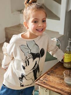 Menina 2-14 anos-Camisolas, casacos de malha, sweats-Sweat Disney® com folhos, para criança