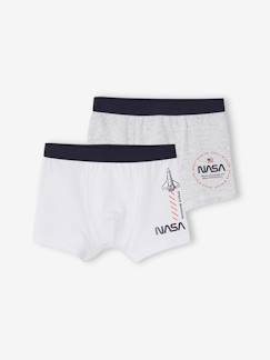 Menino 2-14 anos-Roupa interior-Lote de 2 boxers NASA®, para criança