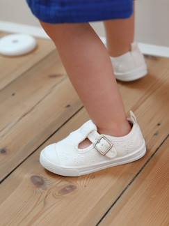 Calçado-Calçado bebé (17-26)-Sapatos em tecido, para bebé menina