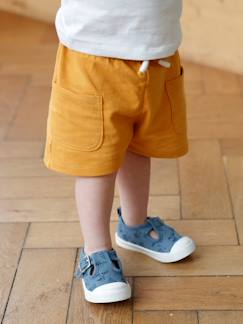 Tendência Caravana-Sapatos em tecido, para bebé menino
