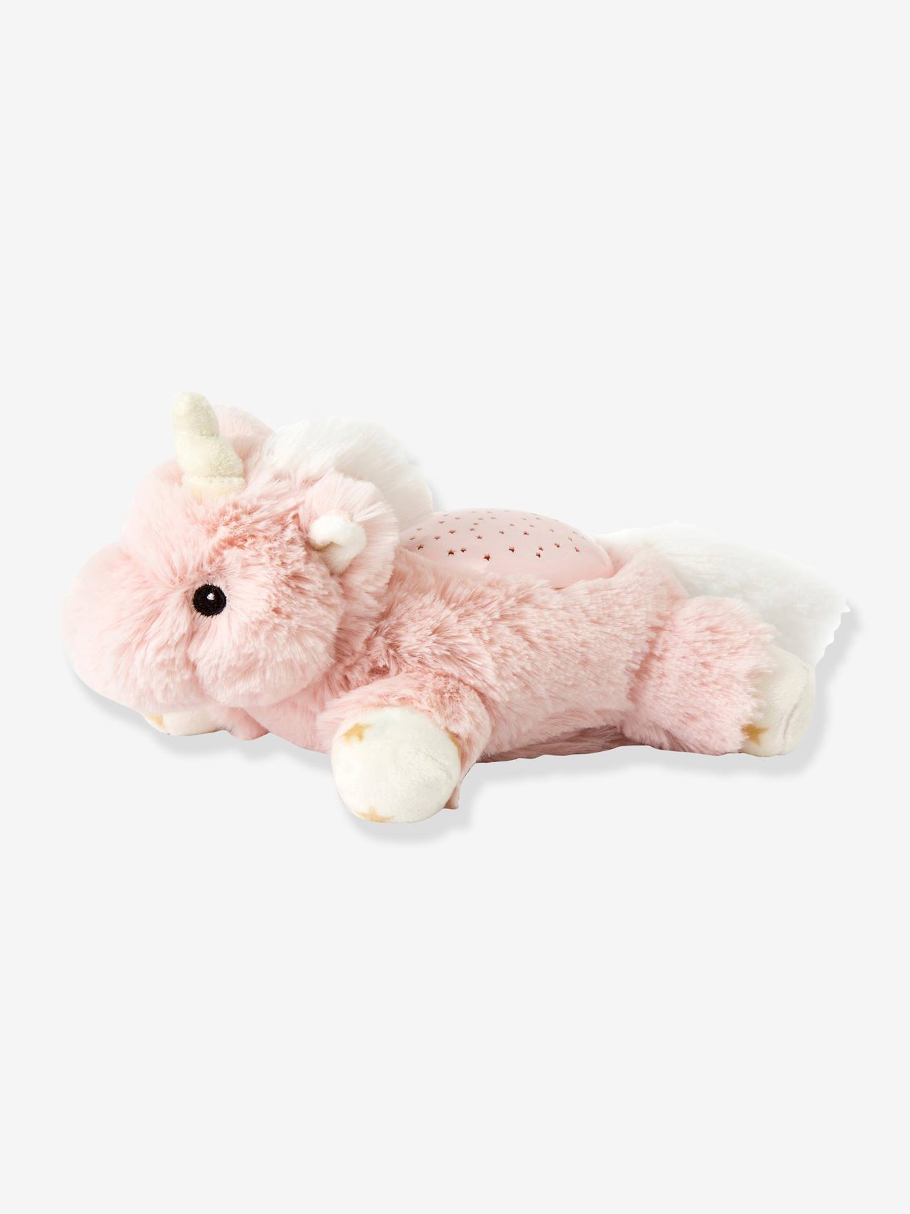 Luz de presença com projeção de estrelas, CLOUD B Dreams Buddies rosa claro liso com motivo