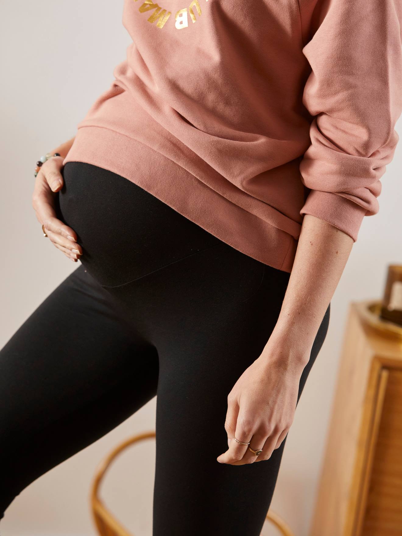 Leggings pós-parto-Roupa grávida-Vertbaudet