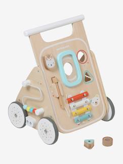 Brinquedos-Primeira idade- Baloiços, carrinhos de marcha, andarilhos e triciclos-Carrinho de marcha e de desenvolvimento musical, em madeira FSC®
