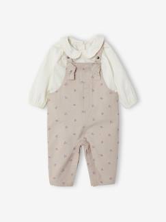 Bebé 0-36 meses-Macacões-Conjunto macacão e blusa, para bebé