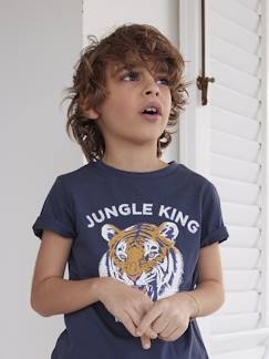 Menino 2-14 anos-T-shirts, polos-T-shirt de mangas curtas, com motivo, para menino