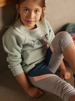 Menina 2-14 anos-Leggings -Leggings de desporto modelo corsários, em matéria técnica, para menina