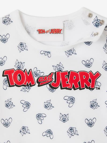 T-shirt Tom & Jerry®, para bebé BRANCO CLARO ESTAMPADO 