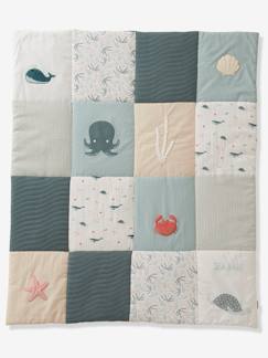 Têxtil-lar e Decoração-Roupa de cama criança-Colcha em patchwork, Sob o Oceano