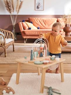 Brinquedos-Primeira idade-Primeiras manipulações-Mesa de atividades Arco-íris
